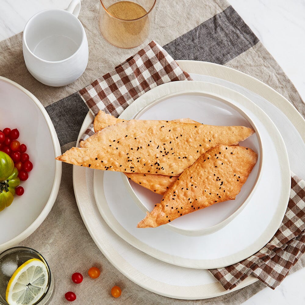 Organic Linen Plate DINNERWARE Ben David by KAS 