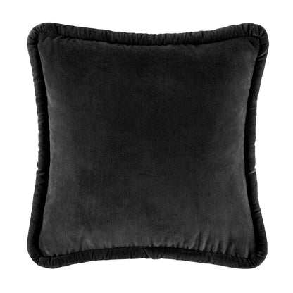 Pascale Cushion Cushion KAS AUSTRALIA Black Square 50x50cm