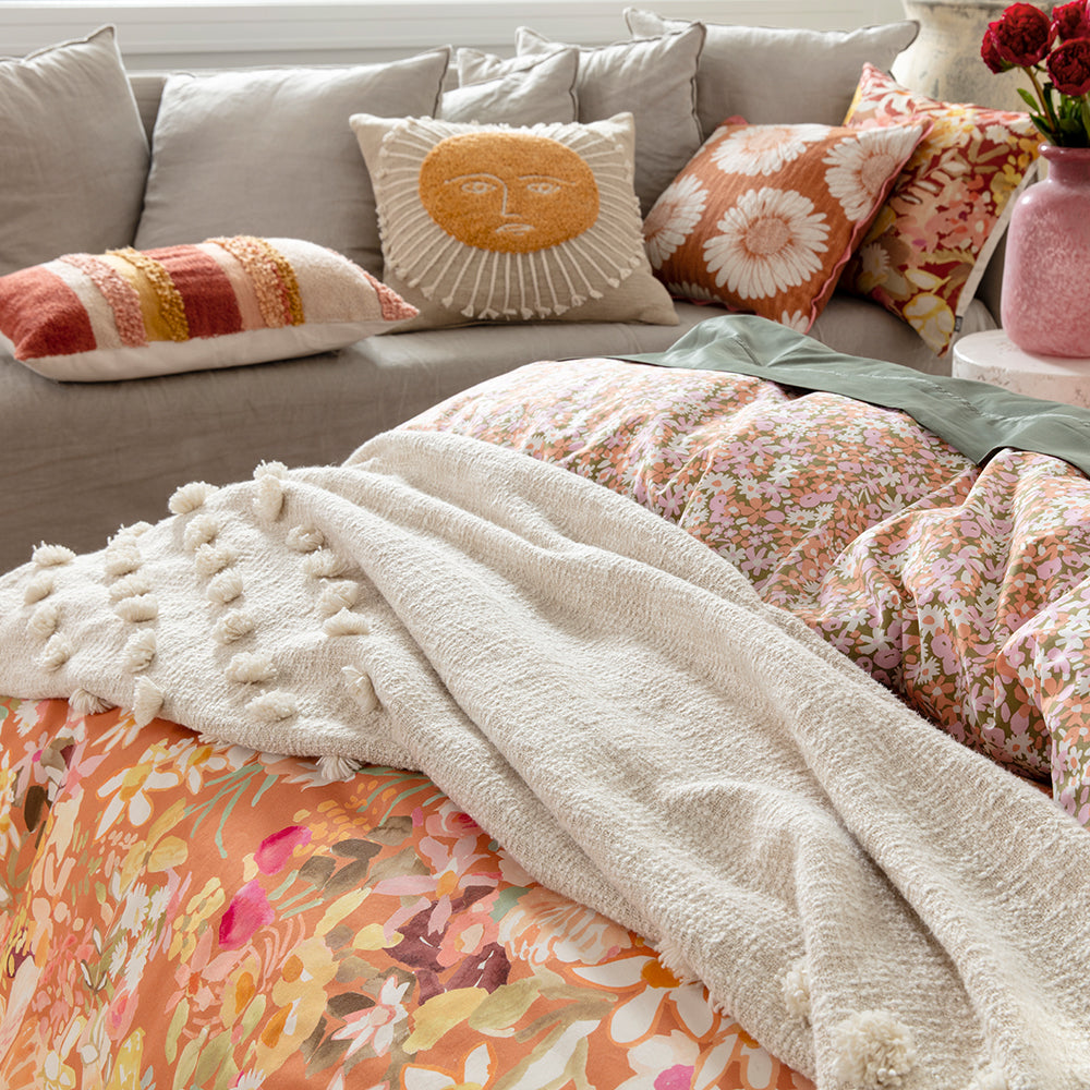 Phoebe Quilt Cover Set BED LINEN KAS AUSTRALIA 