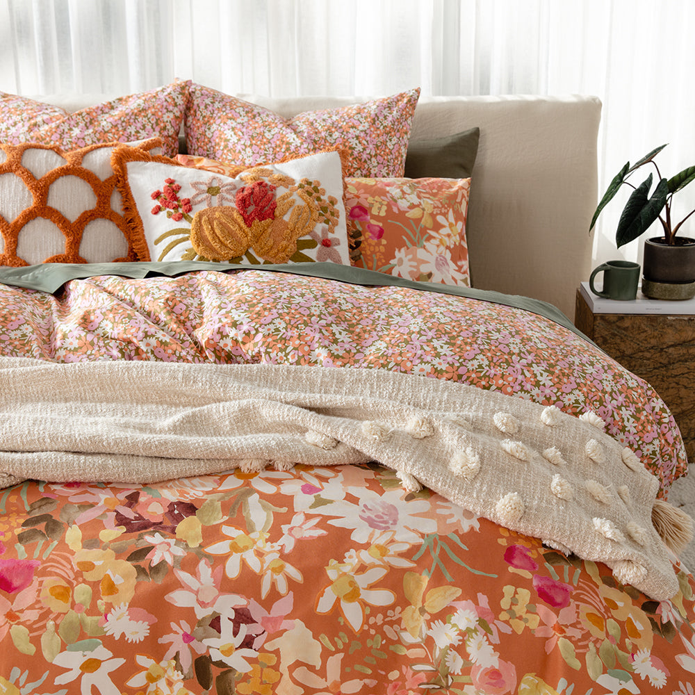 Phoebe Quilt Cover Set BED LINEN KAS AUSTRALIA 