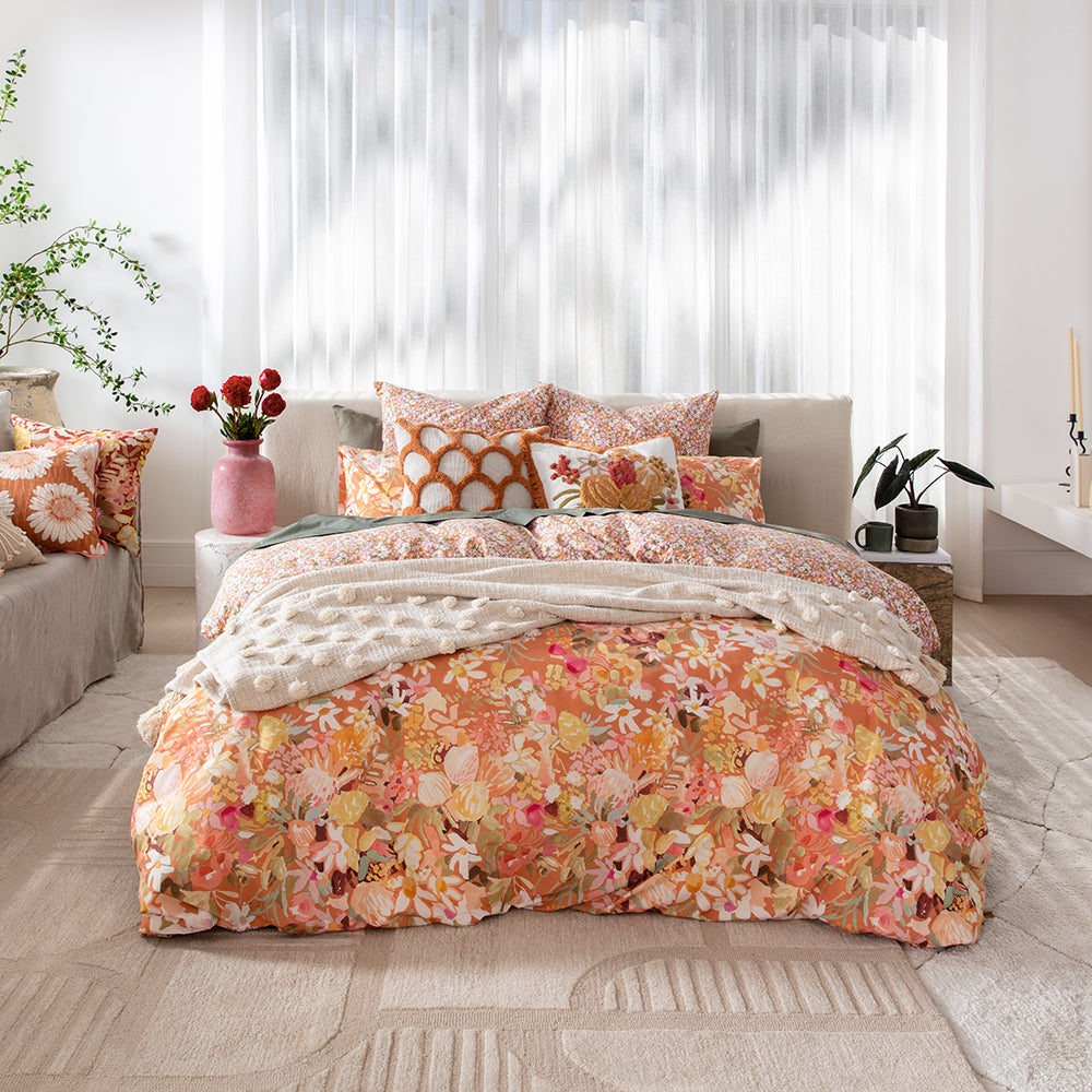 Phoebe Quilt Cover Set BED LINEN KAS AUSTRALIA 