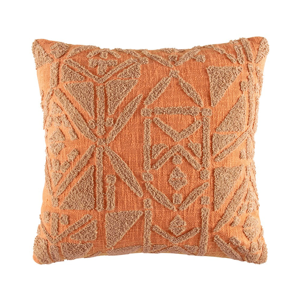 Samari Cushion Cushion KAS AUSTRALIA Orange Square 50x50cm