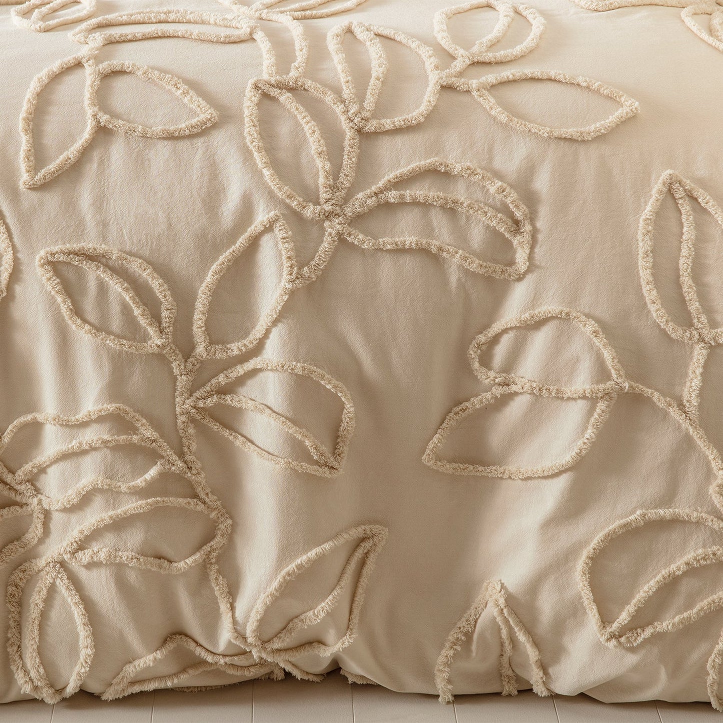 Sorrel Natural Quilt Cover Set BED LINEN KAS AUSTRALIA 