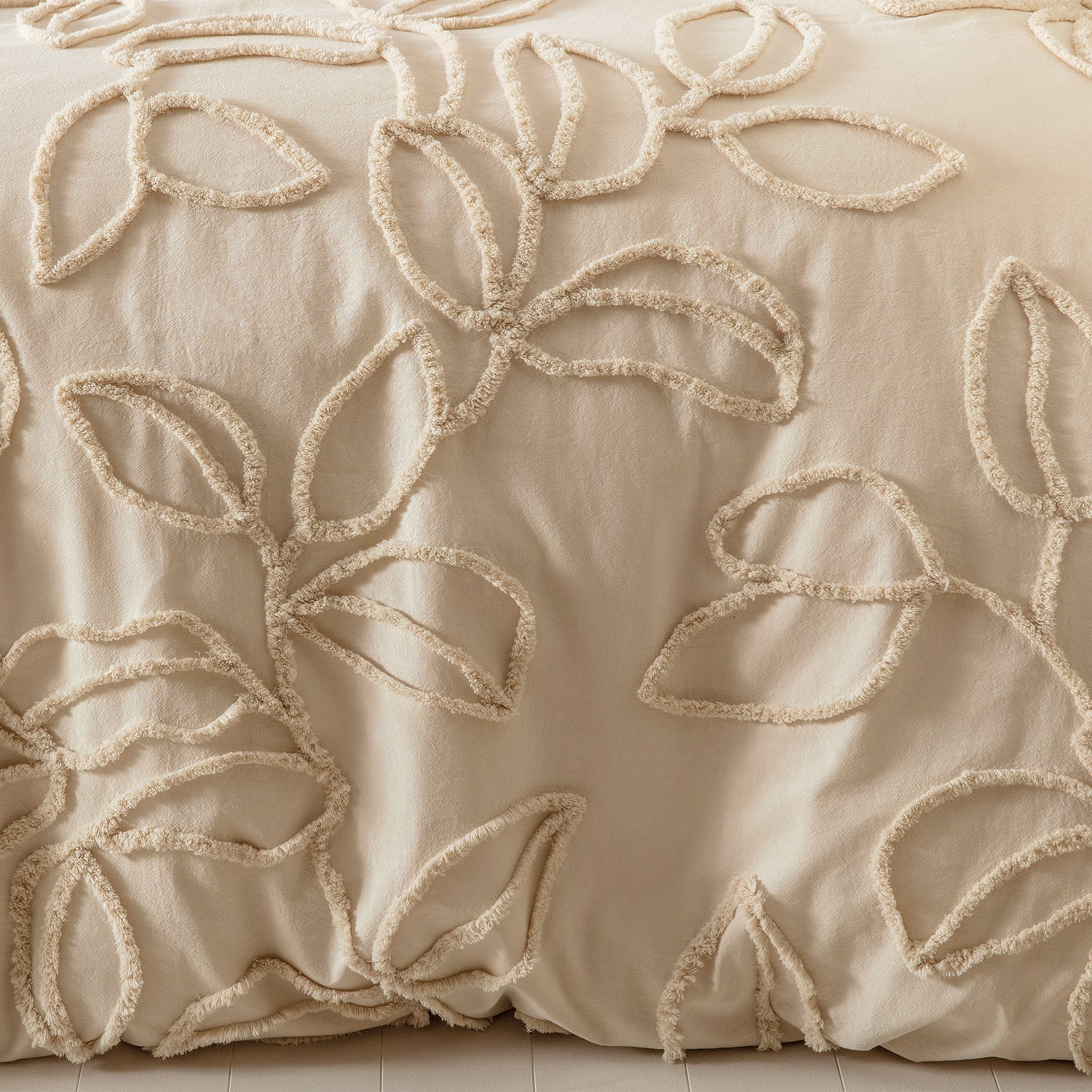 Sorrel Natural Quilt Cover Set BED LINEN KAS AUSTRALIA 