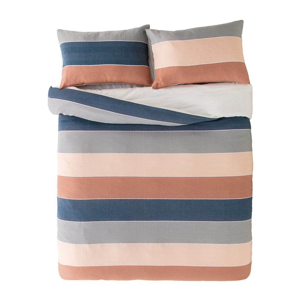 Swansea Quilt Cover Set BED LINEN KAS AUSTRALIA 