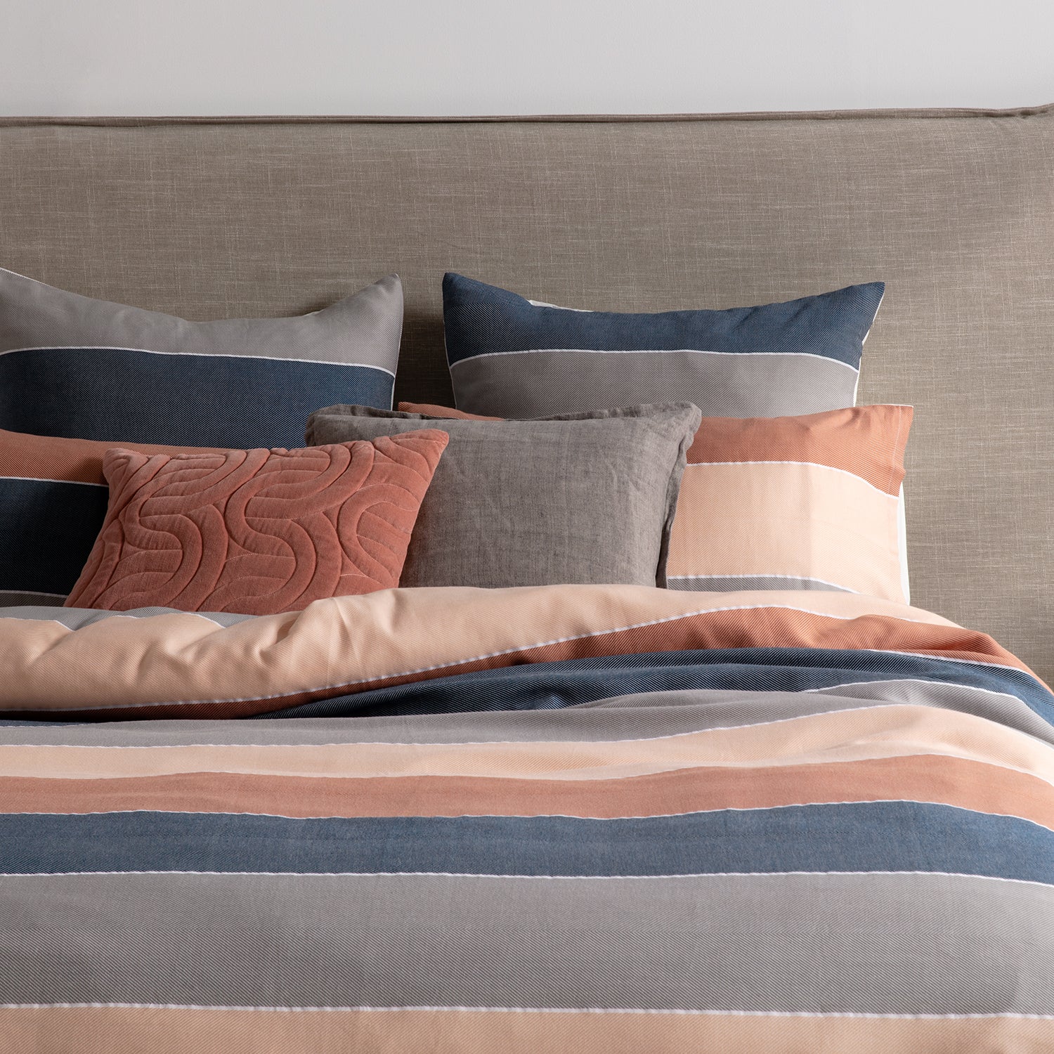 Swansea Quilt Cover Set BED LINEN KAS AUSTRALIA 