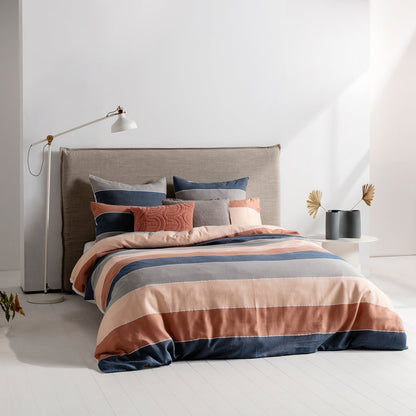 Swansea Quilt Cover Set BED LINEN KAS AUSTRALIA Multi Queen 210x210cm + 2PC 48x73cm