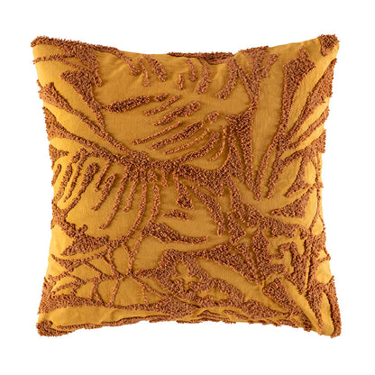 Tropic Cushion Cushion KAS AUSTRALIA Mustard Square 50x50cm