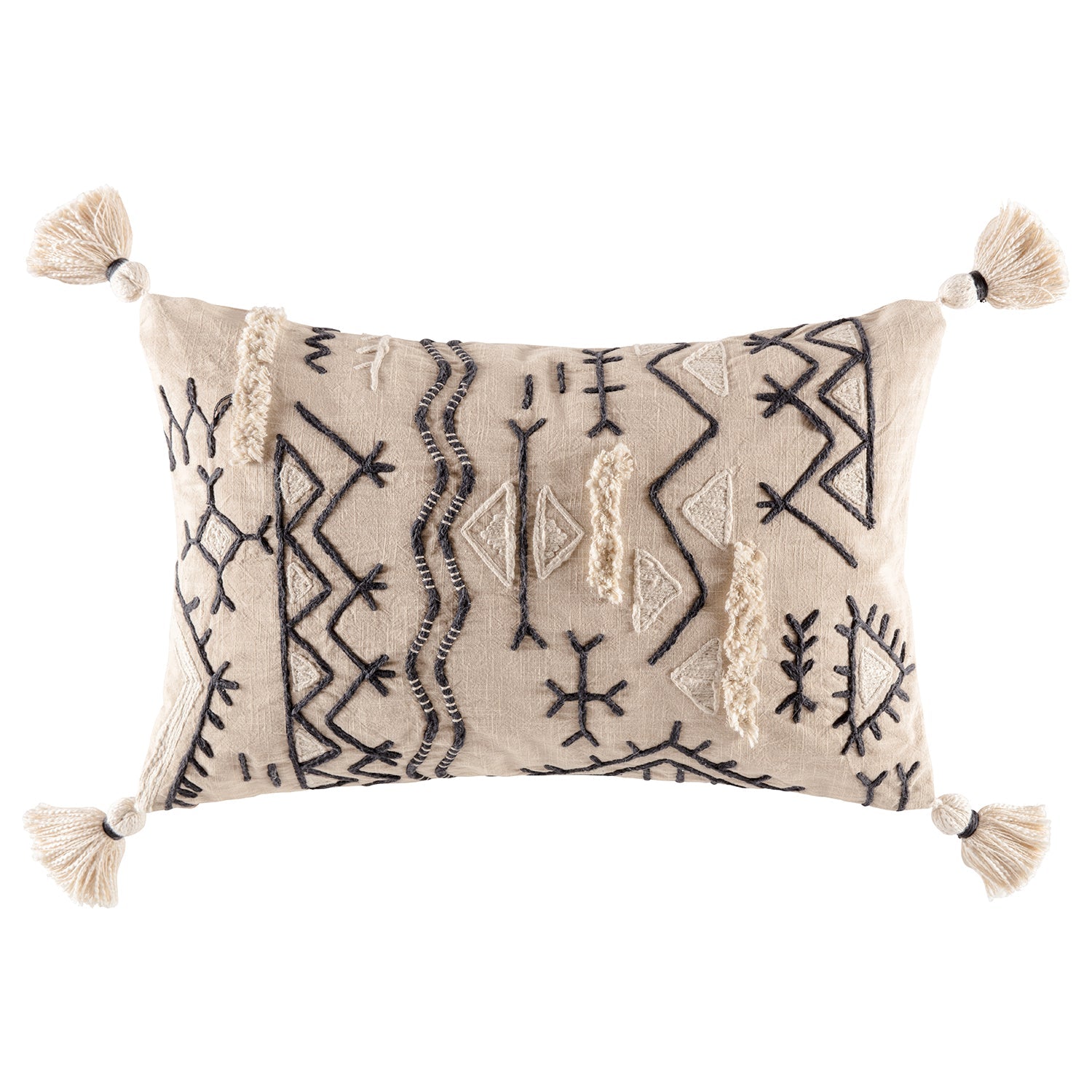 Vivek Cushion Cushion KAS AUSTRALIA Natural Rectangle 40x60cm