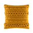 Weaver Cushion Cushion KAS AUSTRALIA Mustard Square 50x50cm