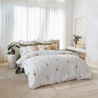 Yasmin Quilt Cover Set BED LINEN KAS AUSTRALIA White Double 180X210CM + 2PC 48X73CM