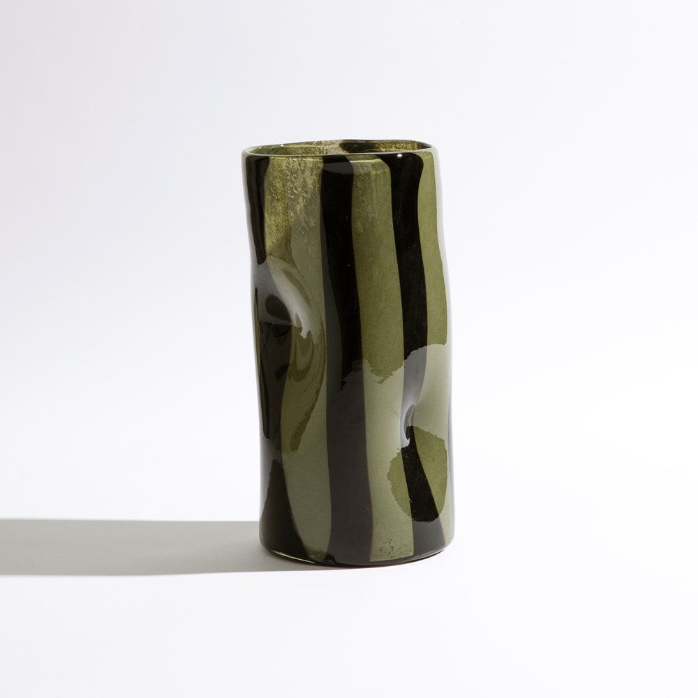 Candy Vase Cylinder GLASSWARE Ben David by KAS Olive One size 14x14x30cm