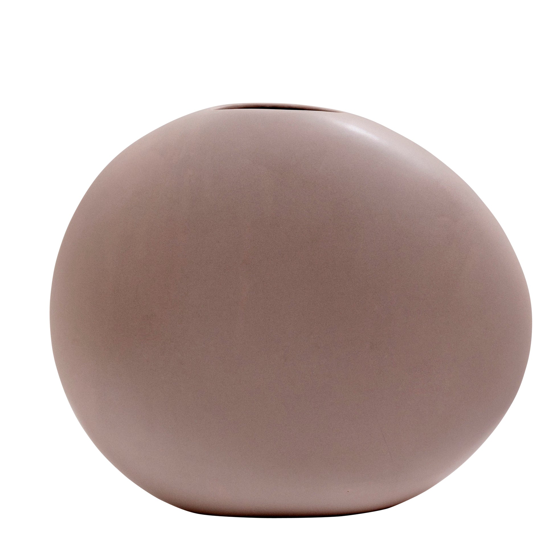 Cobble Large Taupe Vase DECORATOR BEN DAVID BY KAS Taupe Large 33.5x10.5x28.5cm