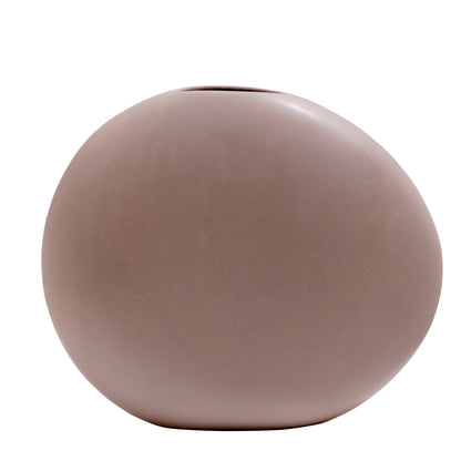 Cobble Large Taupe Vase DECORATOR BEN DAVID BY KAS Taupe Large 33.5x10.5x28.5cm