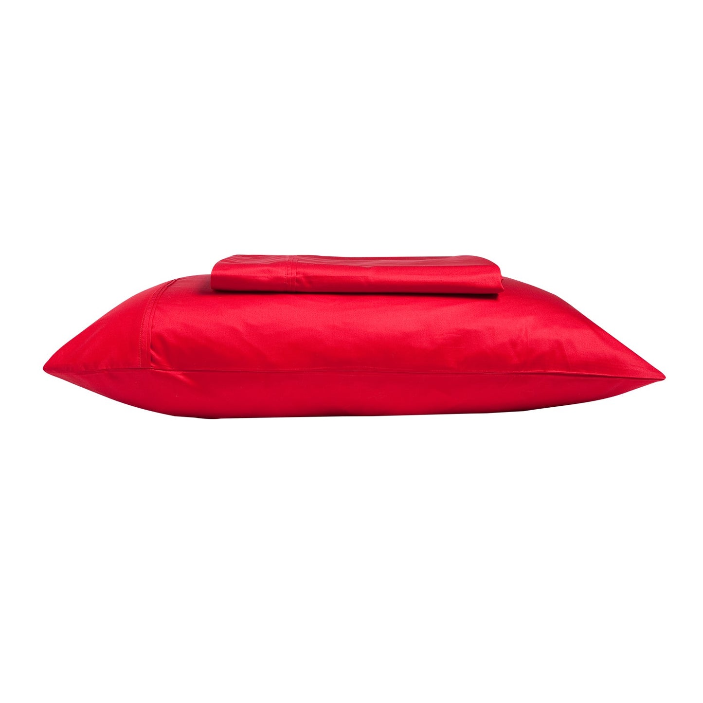 Kas Red Sheet Set SHEET SET KAS AUSTRALIA Red Double Flat:230x260cm, Fit:140x190x50cm + 2pc