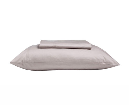 Kas Mocha Sheet Set SHEET SET KAS AUSTRALIA Mocha Superking 203x203x50cm +270x290cm + 2PC 48x73cm