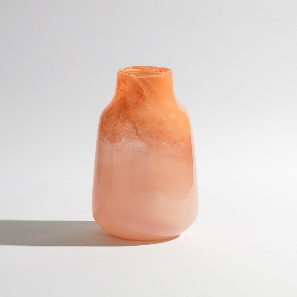 Madison Vase GLASSWARE Ben David by KAS Orange One size 16.5x16.5x26cm