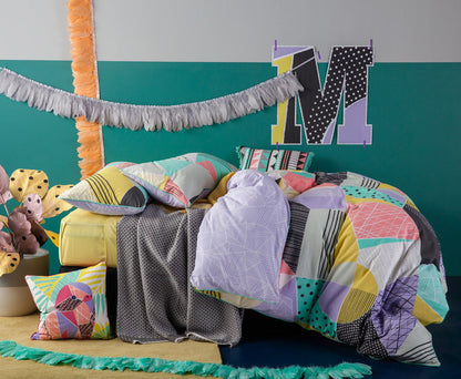 Molly Quilt Cover Set BED LINEN KAS AUSTRALIA Multi Double 180x210cm