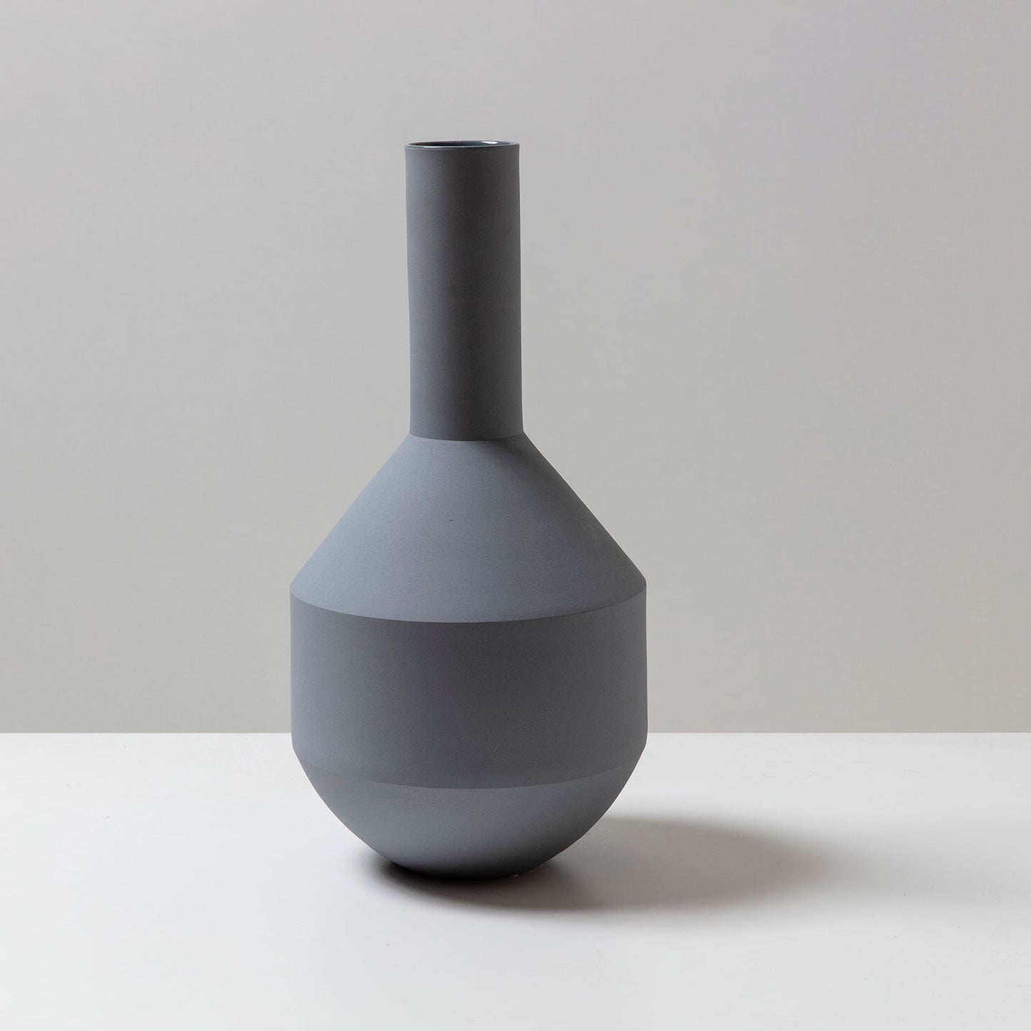 Palmetto Vase Decorator BEN DAVID BY KAS Grey One Size 19.5x19.5x40cm